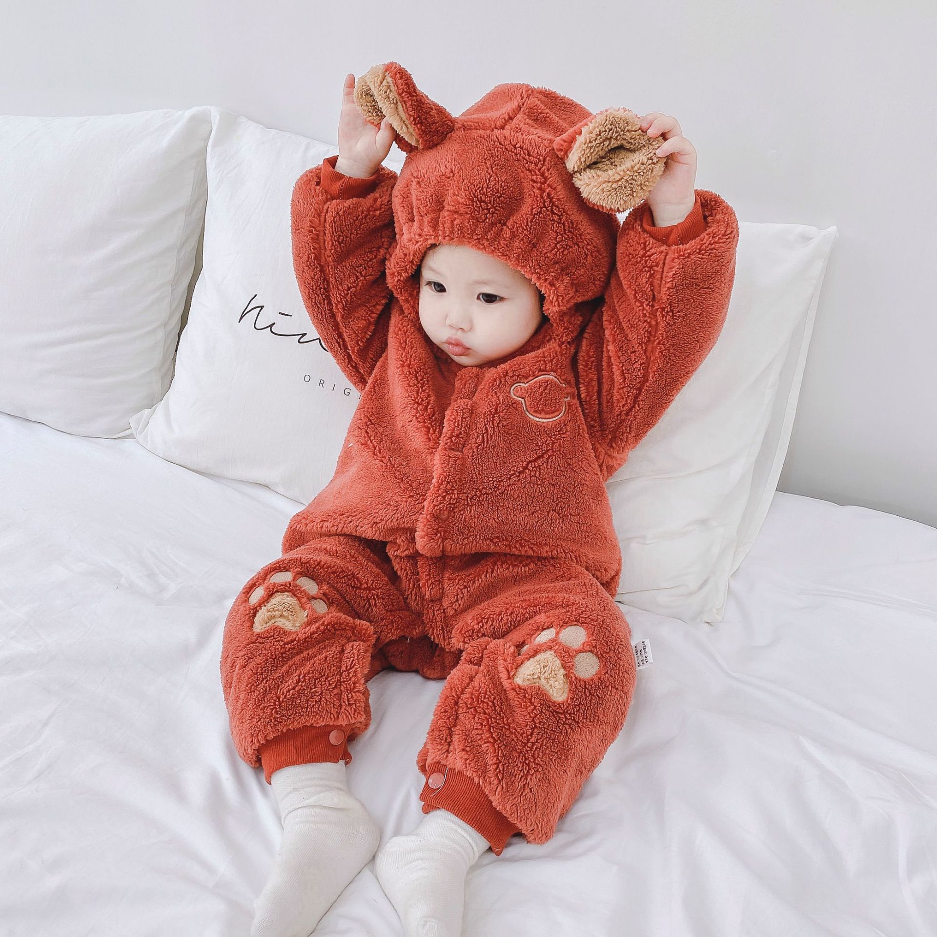 Newborn Baby Onesies Baby Clothes Romper Baby Quilted - LIYAH MARKET