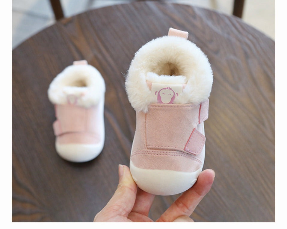 Cozy Faux Fur Toddler Shoes for Children - LIYAH MARKET