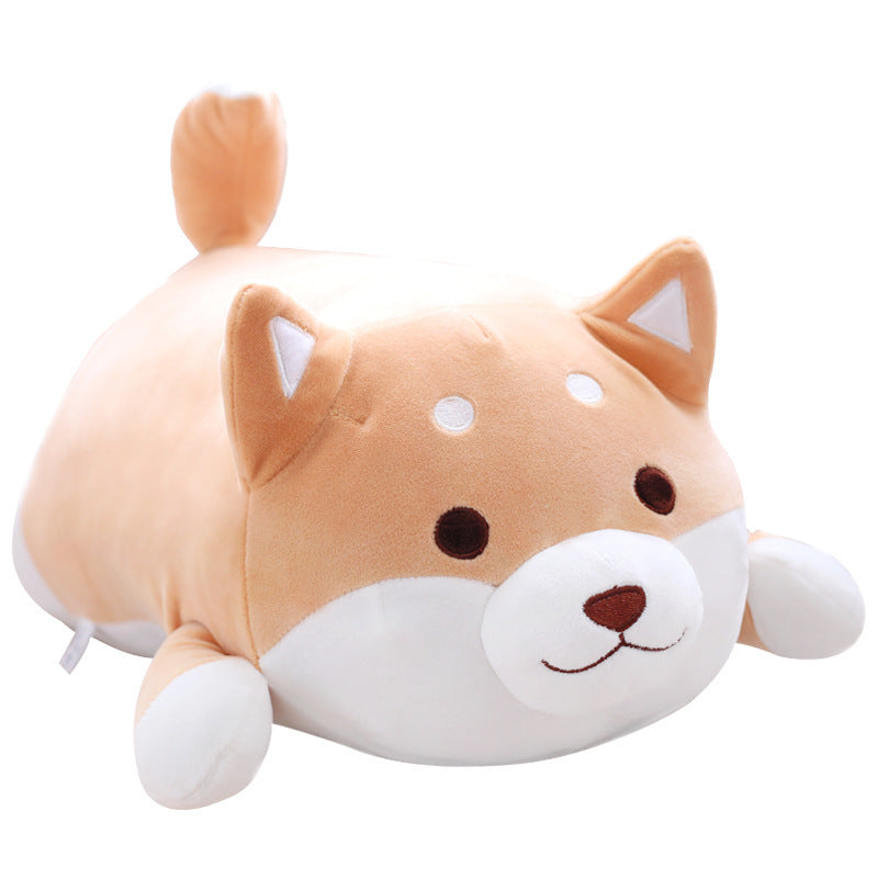 Cute Shiba Inu Dog Plush Toy – Soft Kawaii Cartoon Pillow