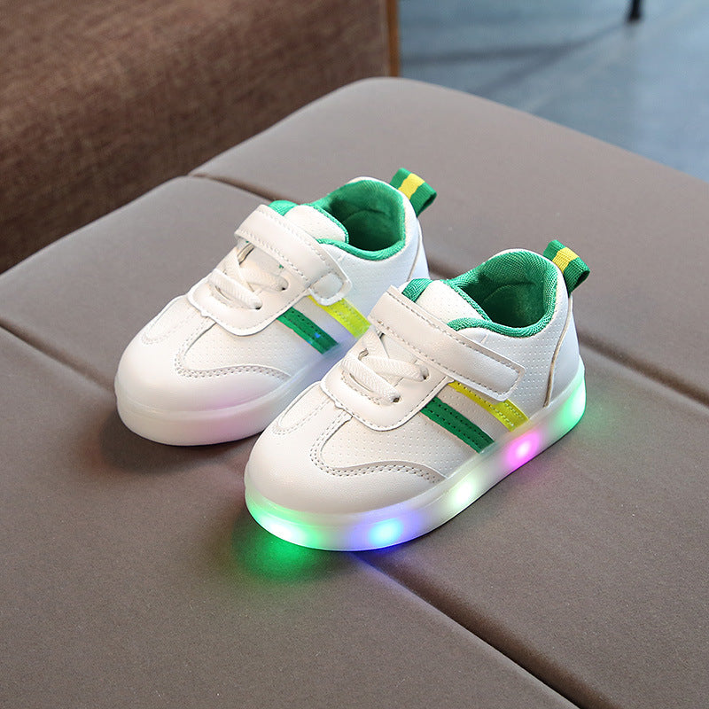 Kimmy White LED Sneakers