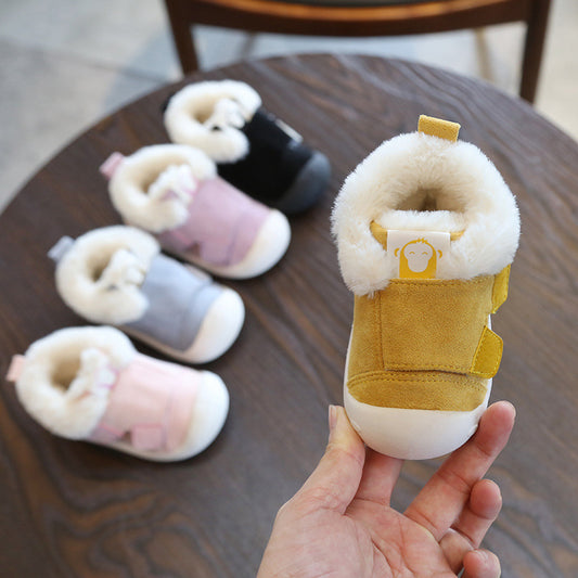 Cozy Faux Fur Toddler Shoes for Children - LIYAH MARKET