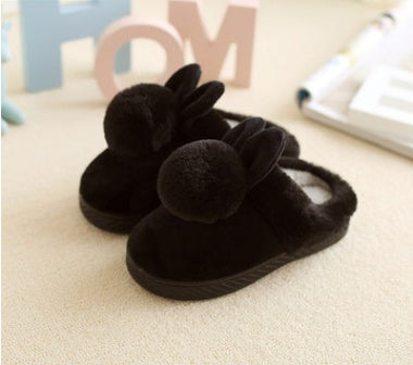 Girls' Cotton Slippers – Autumn & Winter Indoor Warmth