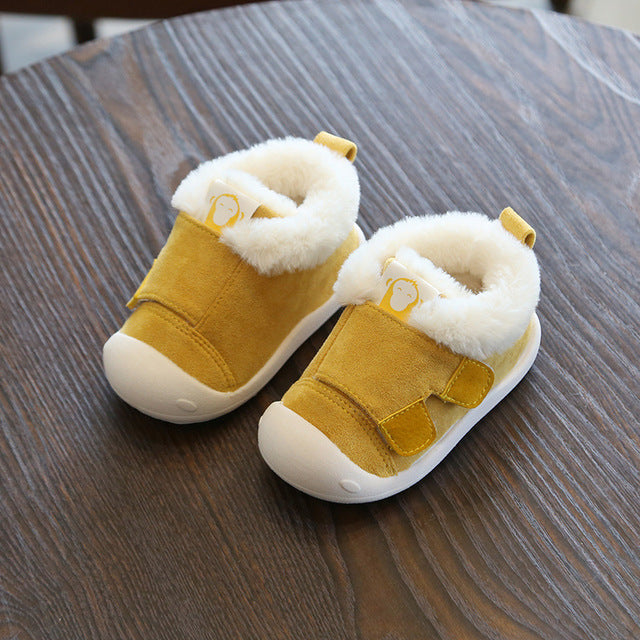 Cozy Faux Fur Toddler Shoes for Children - LIYAH MARKET