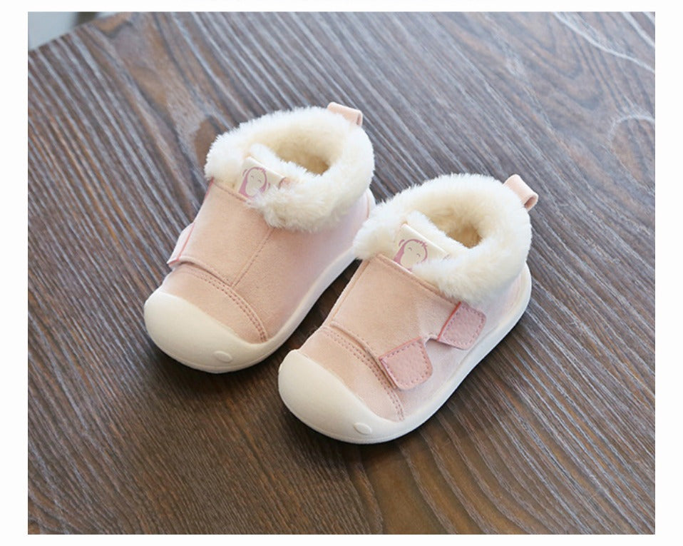 Cozy Faux Fur Toddler Shoes for Children - LIYAH MARKET