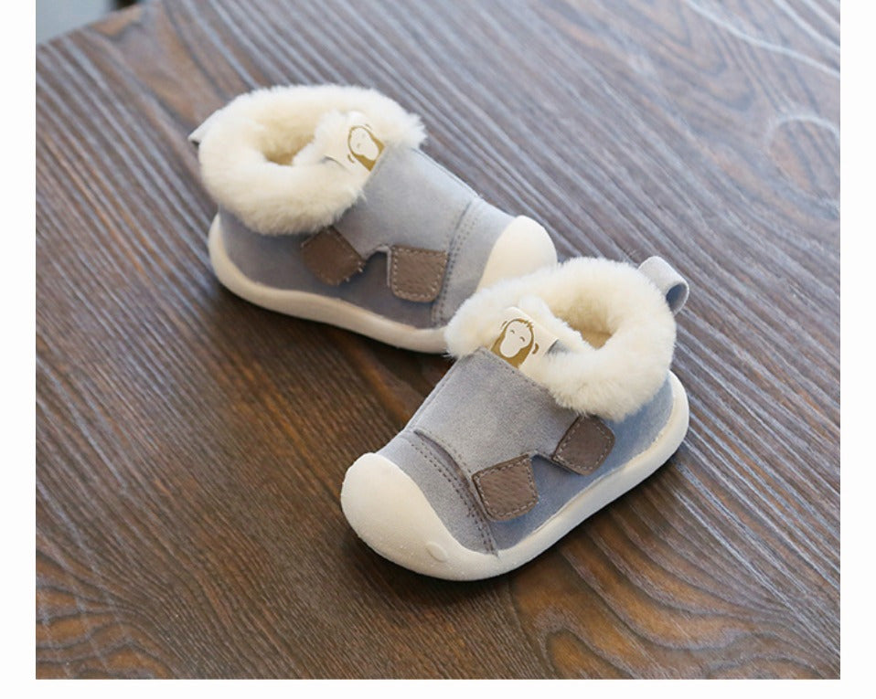 Cozy Faux Fur Toddler Shoes for Children - LIYAH MARKET