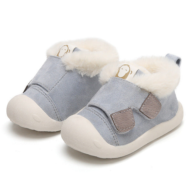 Cozy Faux Fur Toddler Shoes for Children - LIYAH MARKET