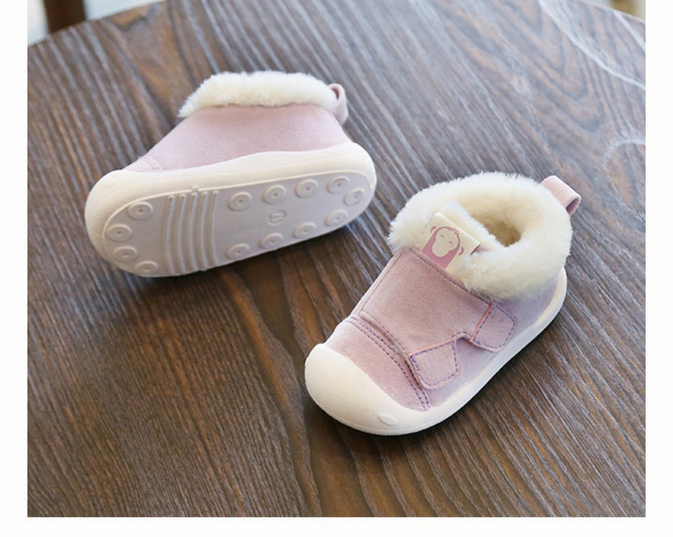 Cozy Faux Fur Toddler Shoes for Children - LIYAH MARKET