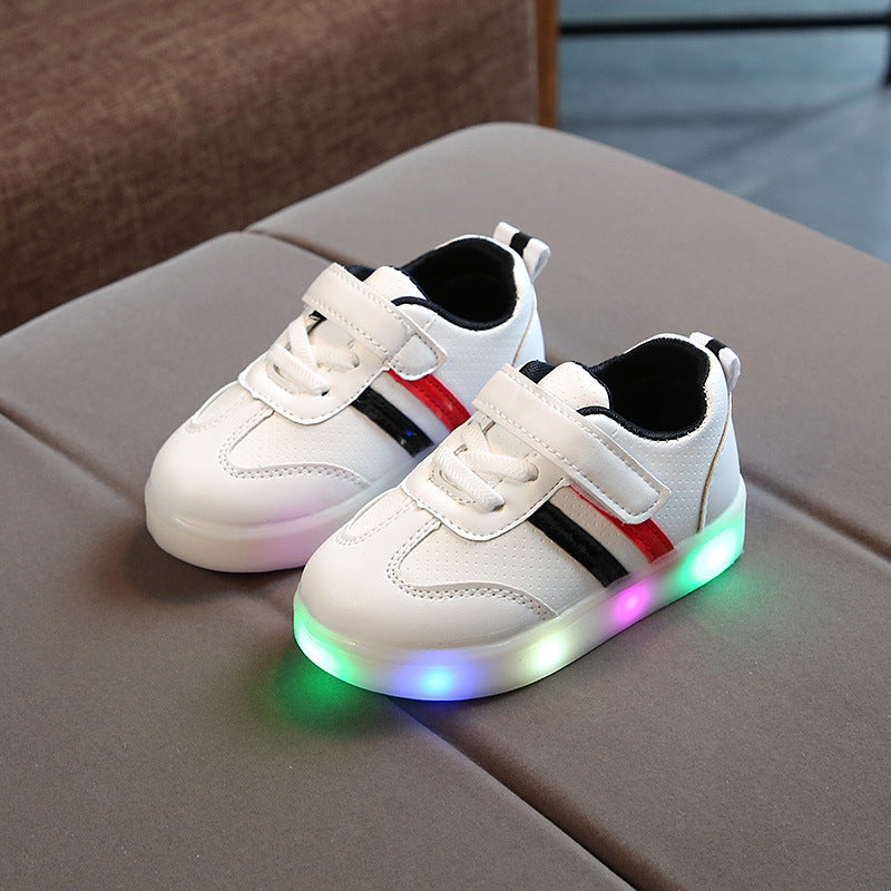 Kimmy White LED Sneakers