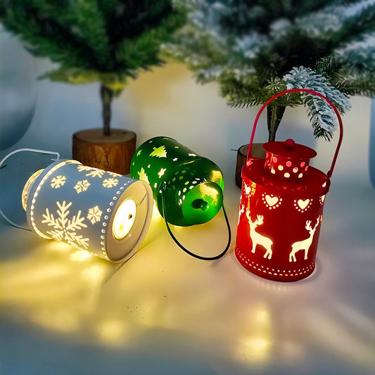 Nordic Style LED Lanterns for Christmas Decor - LIYAH MARKET