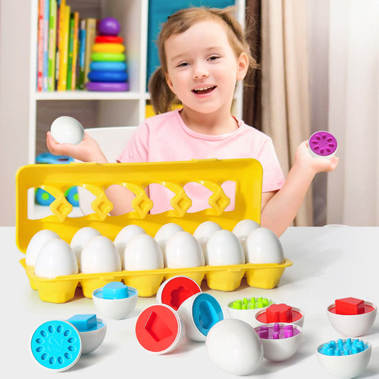 Smart Montessori Shape Matching Egg Toy for Early Learning and Development - LIYAH MARKET