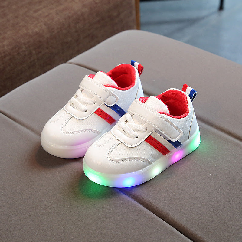 Kimmy White LED Sneakers