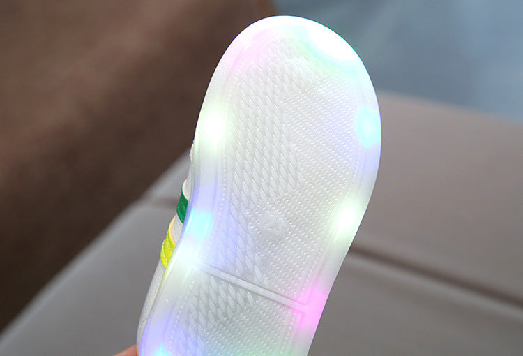 Kimmy White LED Sneakers