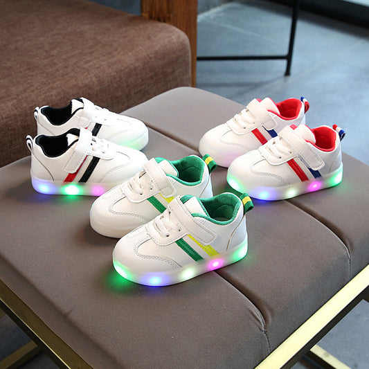 Kimmy White LED Sneakers