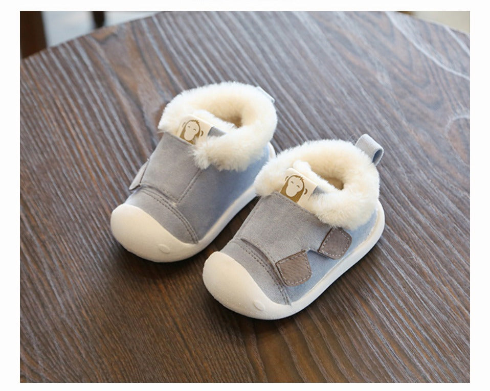 Cozy Faux Fur Toddler Shoes for Children - LIYAH MARKET