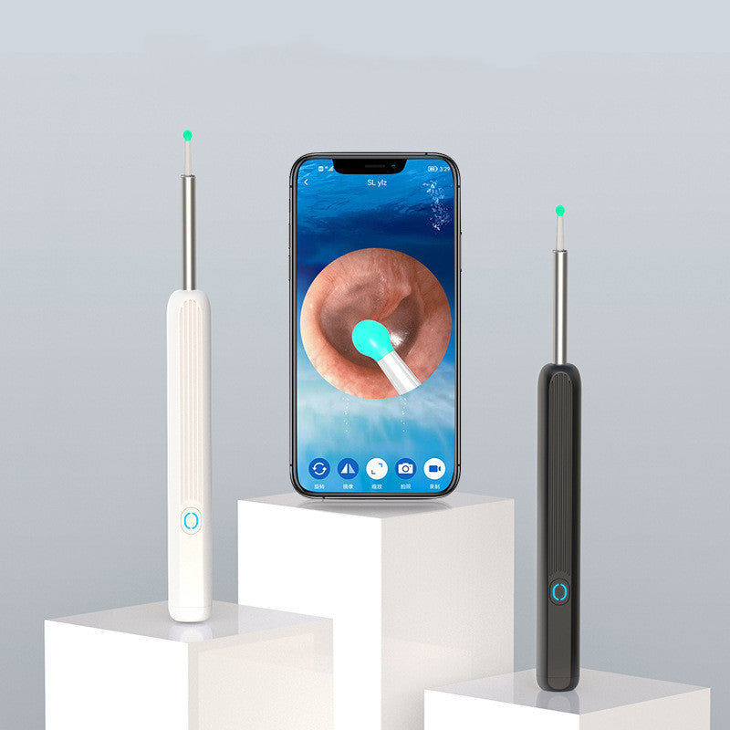 NE3 Wireless Ear Cleaner with Camera & LED Light – Ear Wax Removal Tool, Otoscope Endoscope Kit for iPhone