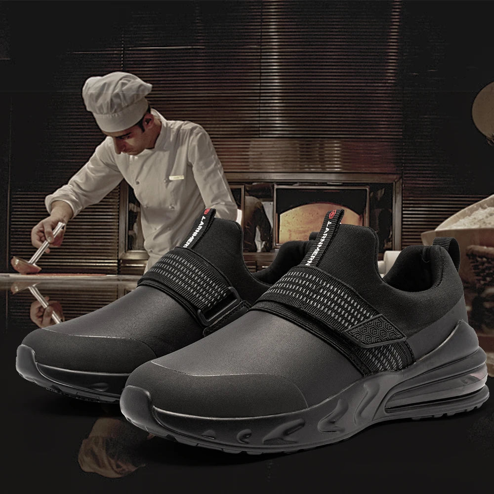 LARNMERN Men’s Waterproof Slip-Resistant Chef Shoes - LIYAH MARKET