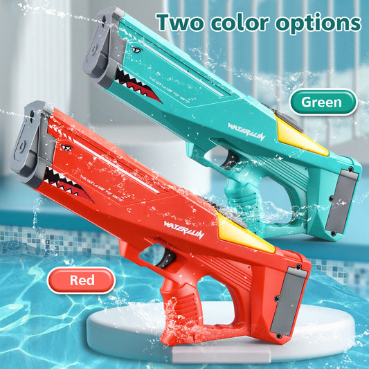 Shark-Shaped Electric Water Gun – High Pressure Outdoor Toy