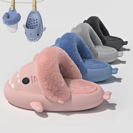 Detachable Winter Shark Slippers for Women - LIYAH MARKET