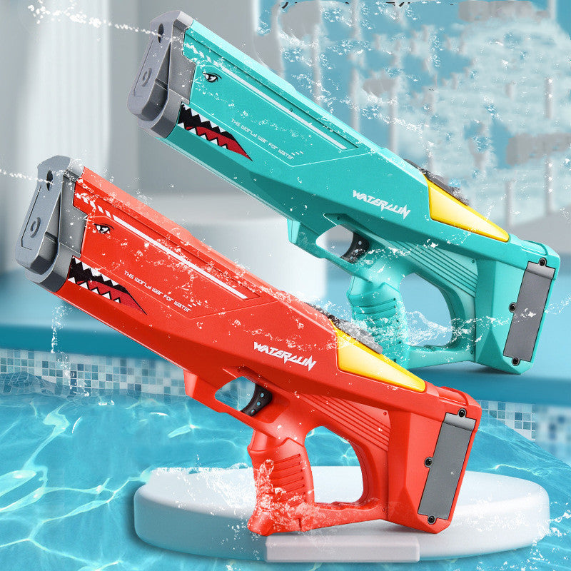 Shark-Shaped Electric Water Gun – High Pressure Outdoor Toy